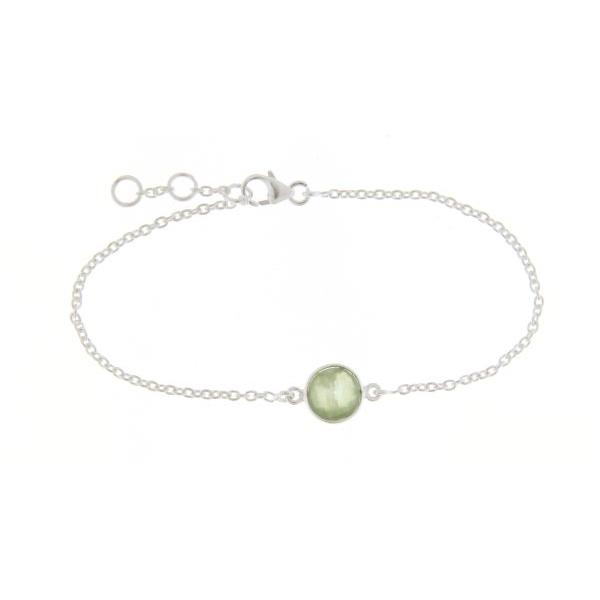 Prehnite bracelet Model B6-008